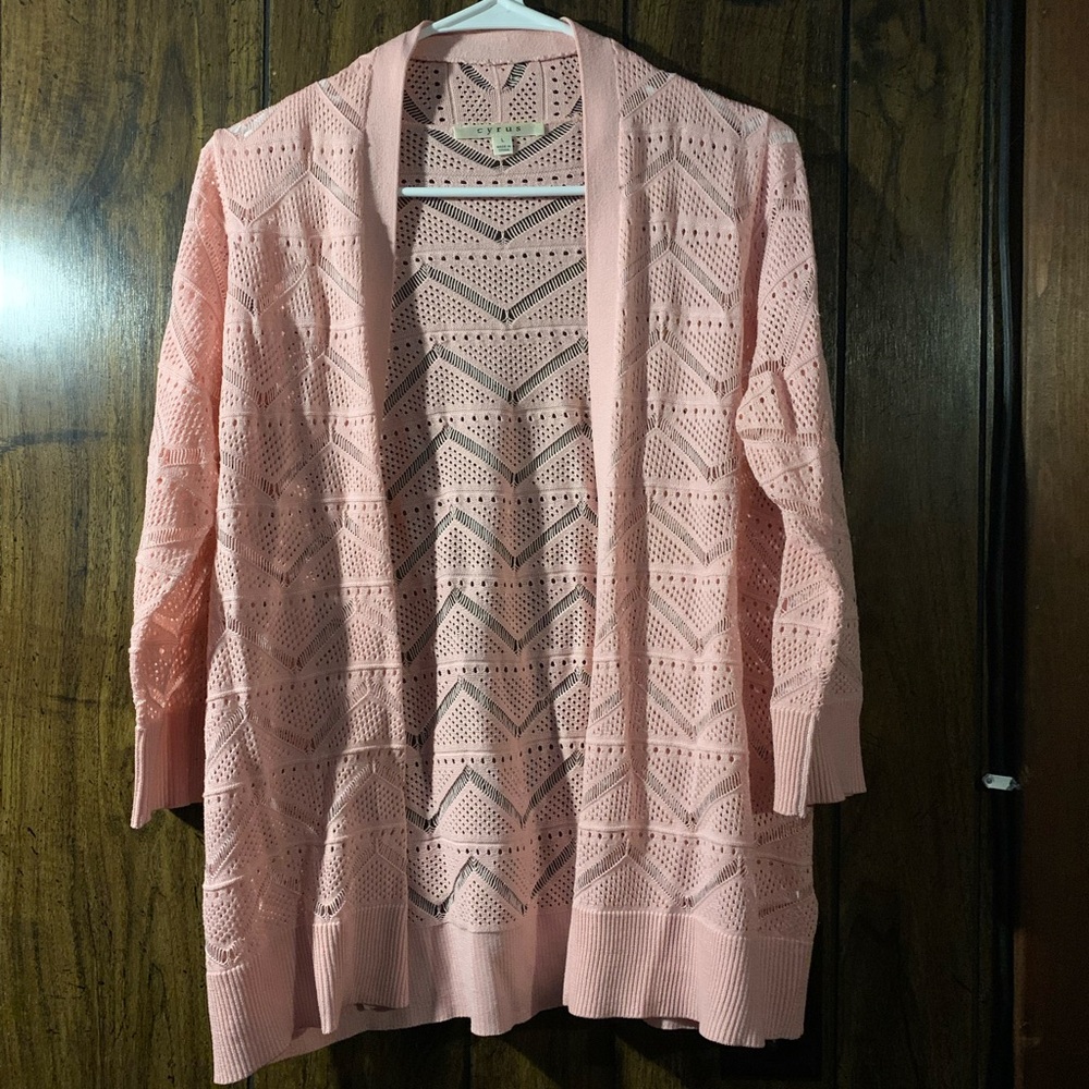Pink spring sweater